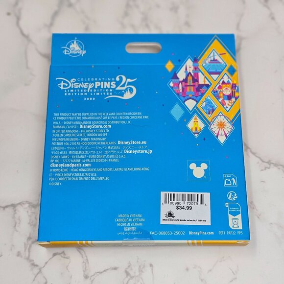 2025 DISNEYLAND 70TH QUARTERLY MINI JUMBO PIN SLEEPING BEAUTY AURORA DISNEY LE - Picture 3 of 3